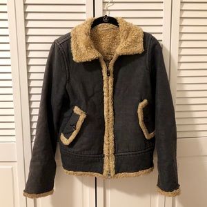 Burberry Jean Jacket with Fur